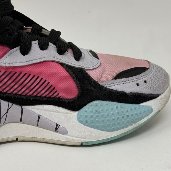 Puma RS Running System Women's Sneakers Pink Gray Lightweight Size 6.5 - Picture 5 of 16